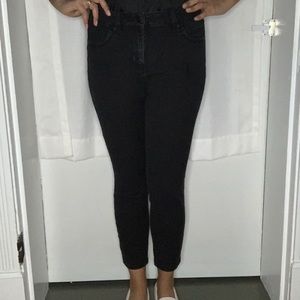 Black Ankle Length Jeans- Size 10